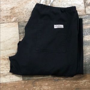 Black Urbane scrub pants
